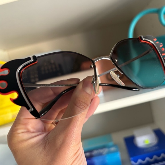 PRADA PR 59VS Flame Sunglasses - Ornate Collection - Picture 4 of 10